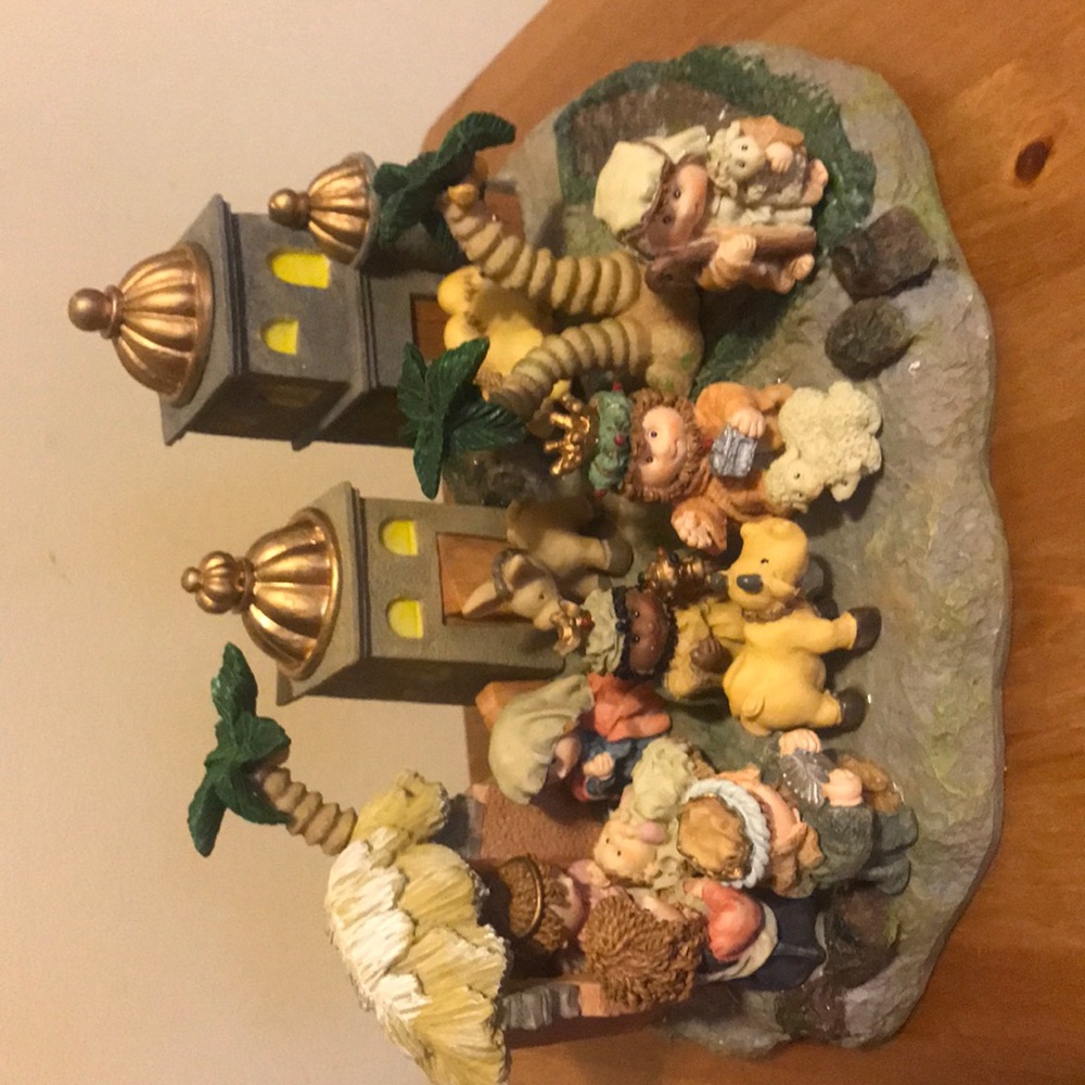 Resin Cute Nativity Scene